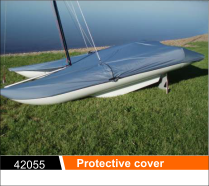 UV Protective Cover for MiniCat 420 Sailboats