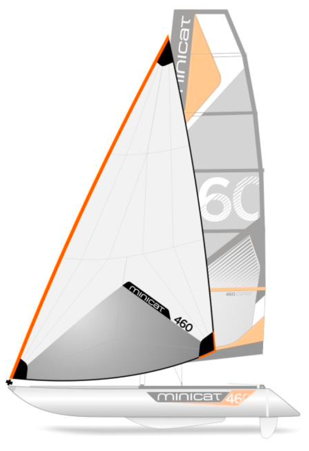 Code 0 Sail for MiniCat 460 - Red Beard Sailing