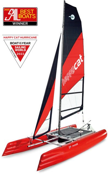 Happy Cat Hurricane w/ Aluminum Mast (NEW IN BOX) - Red Beard Sailing