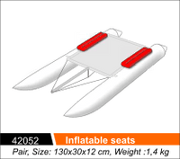 Inflatable Seats MiniCat 420 and 460 - Red Beard Sailing