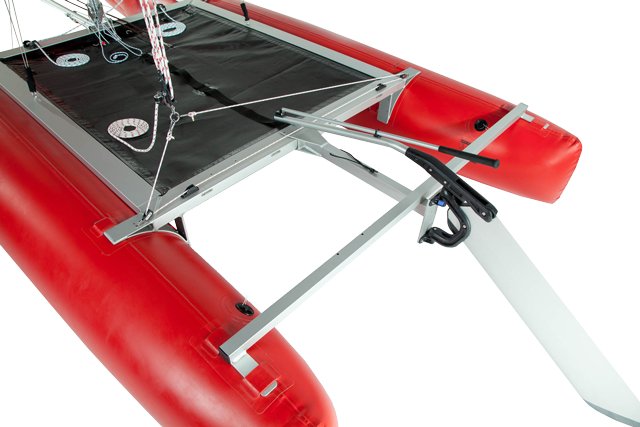 Stern Crossbar for Hurricane Sailboat - Red Beard Sailing