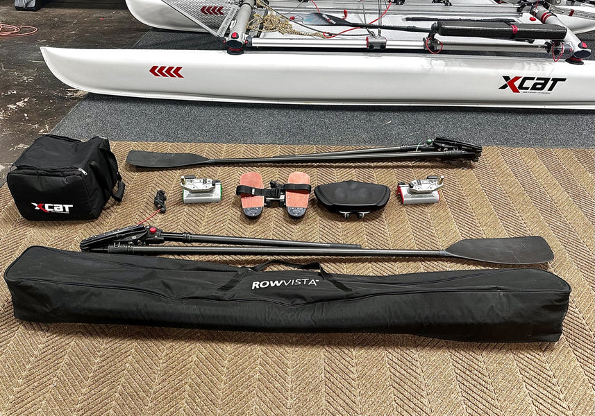 XCAT RowVista Add-On Option (demo old style with 1 piece oars)